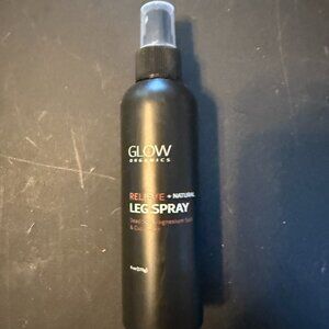 Glow Organics Magnesium Leg Spray Cucumber Dead Sea Salt Sleep Pregnancy Cramps
